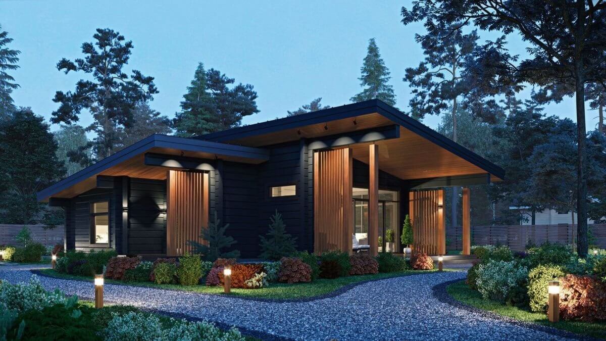 Баня из клееного бруса Астория