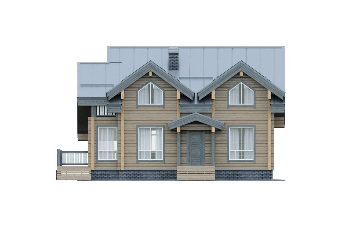 Баня из клееного бруса Крит