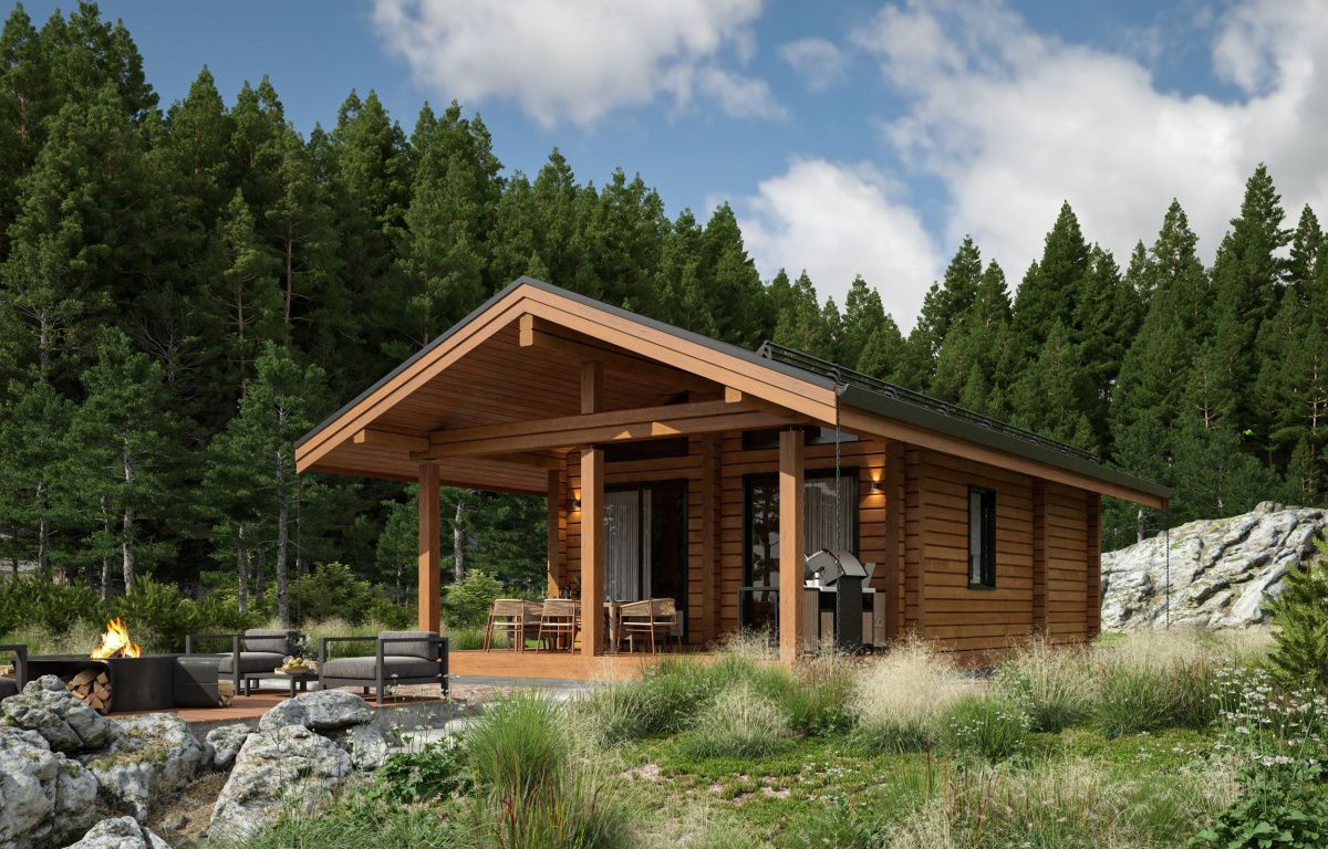 Баня из клееного бруса Вольфсбург 4 (5х10)