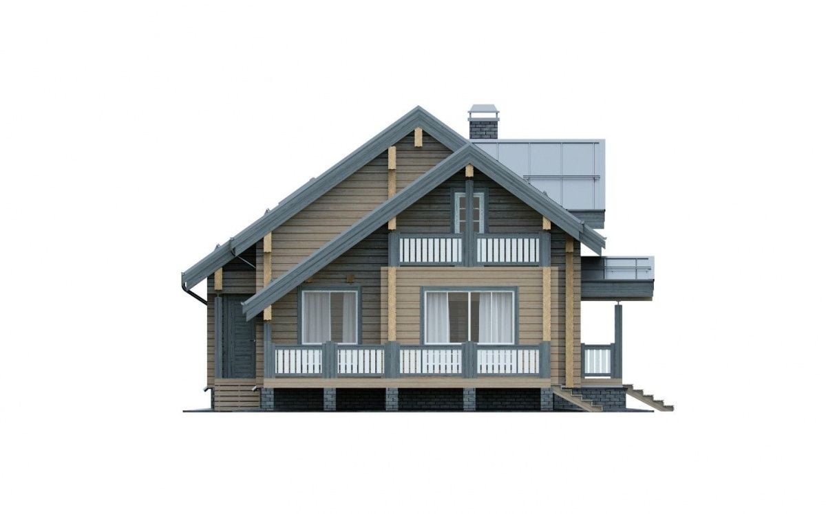 Баня из клееного бруса Крит