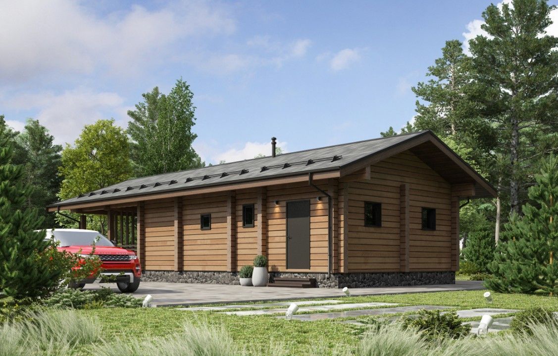 Баня из бруса Сидней