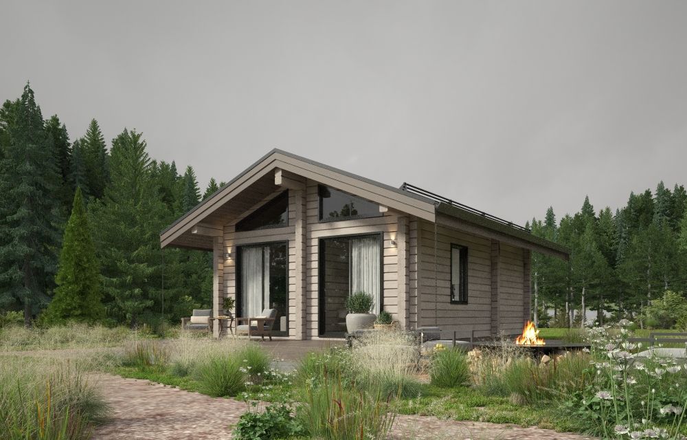 Баня из клееного бруса Магдебург 5 (6х6)