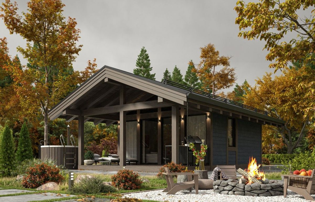 Баня Вольфсбург 5 (6х8)