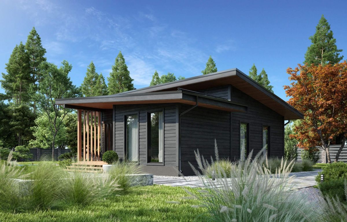 Каркасная баня 10 на 14 Астория