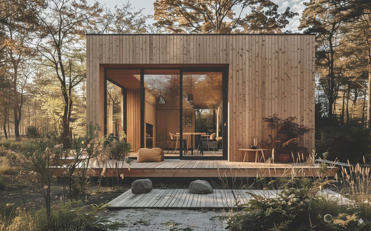 Каркасная баня Cube 8 (5х6)