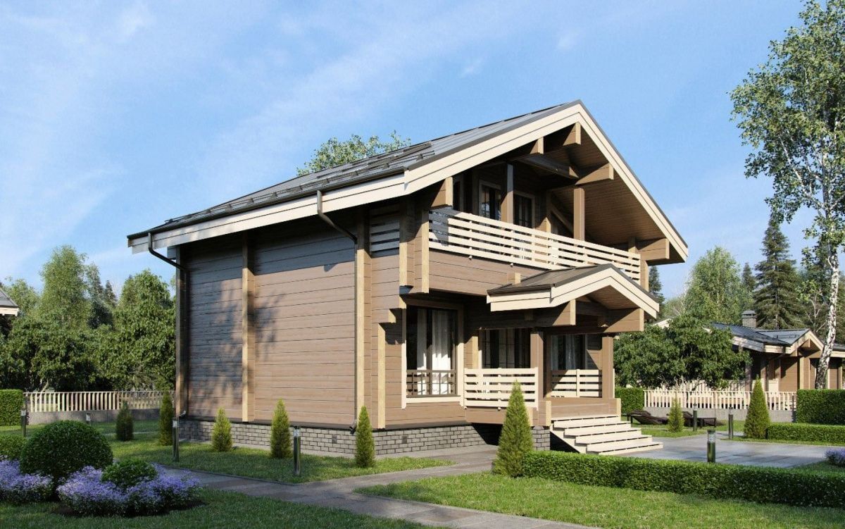 Баня из клееного бруса Герреро