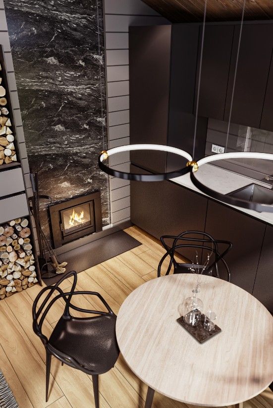 Каркасная баня 6 на 9 с террасой Виена 6