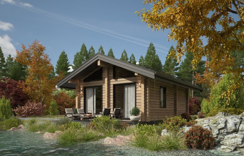 Баня из клееного бруса Магдебург 8 (7х7)