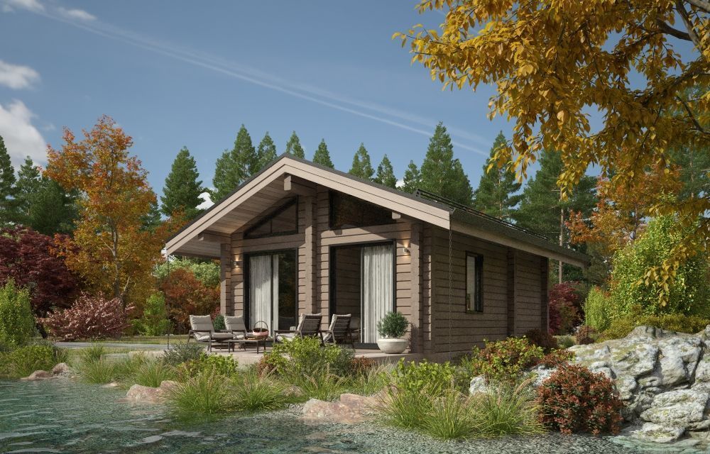 Баня из клееного бруса Магдебург 9 (8х8)