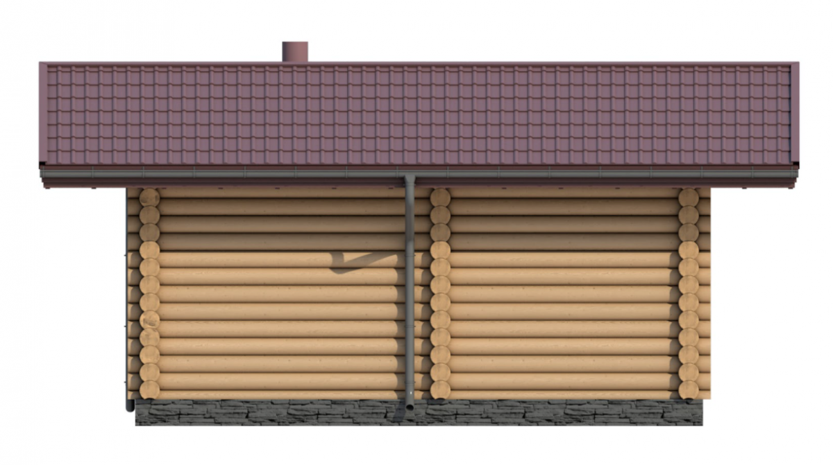 Финская баня из бревна Бостон