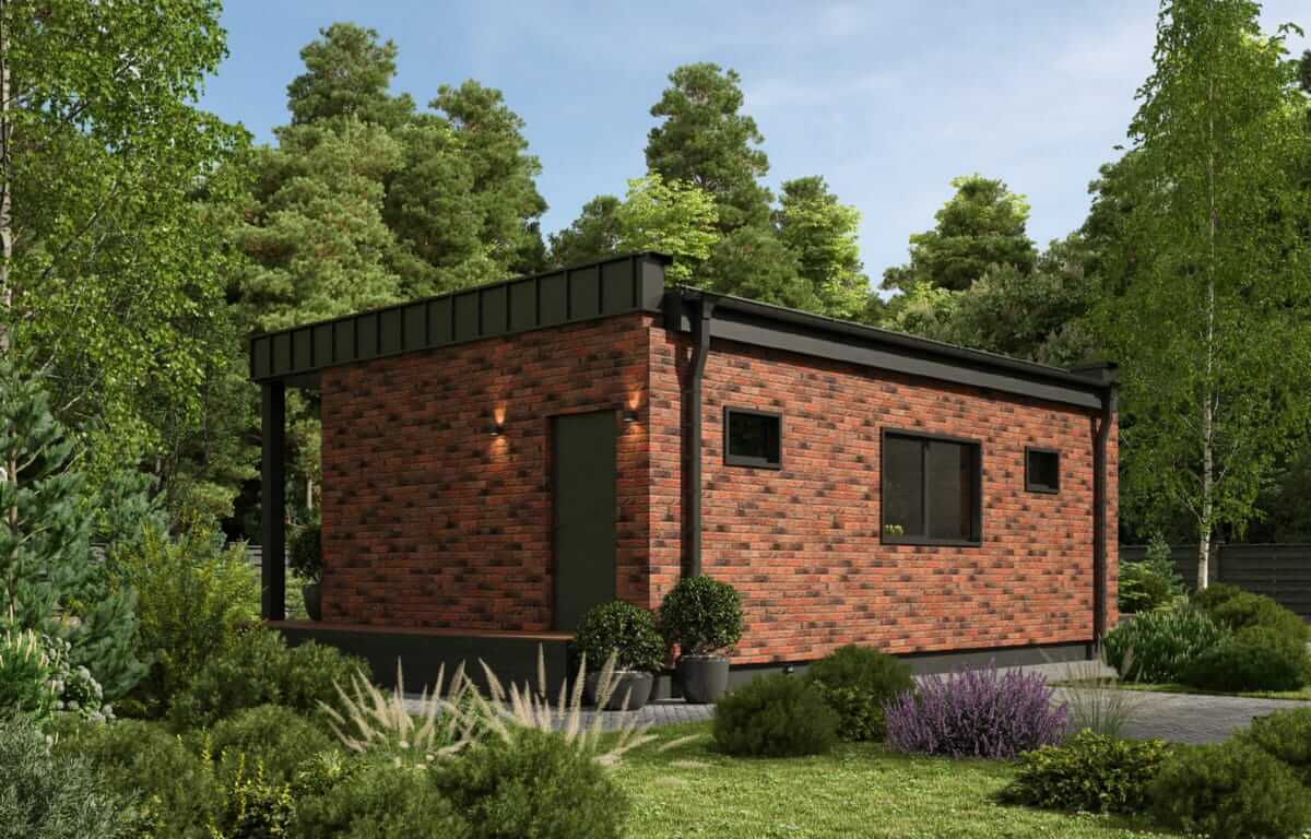 Каркасная баня Брест (11×6)