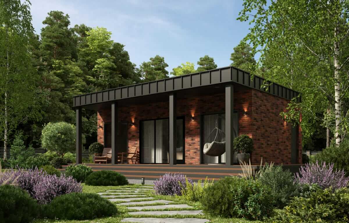 Каркасная баня Брест (11×6)