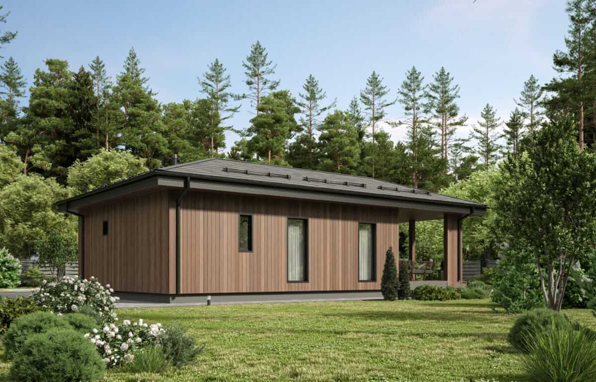 Каркасная баня Гуарда (8×13)