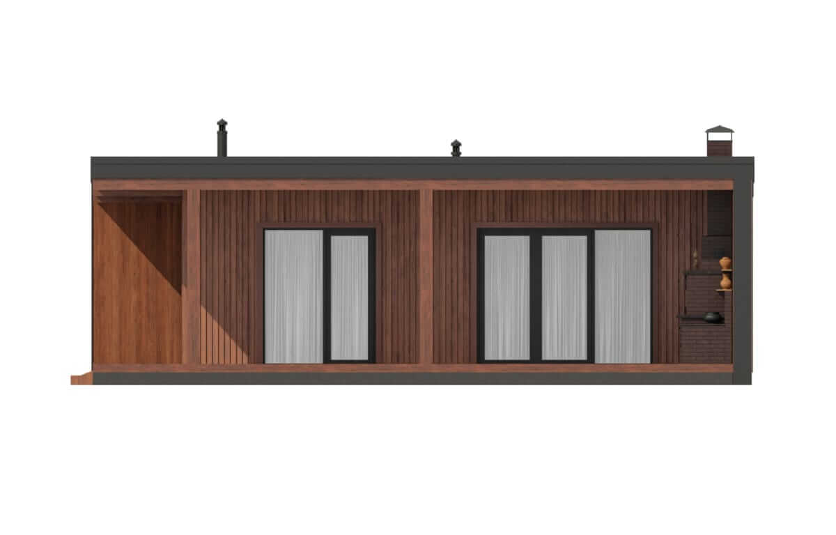 Каркасная баня Липари (11×10)