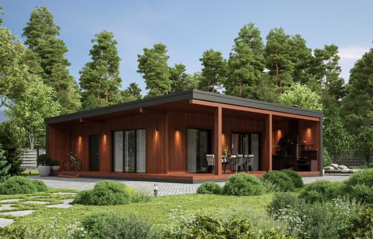 Каркасная баня Липари (11×10)