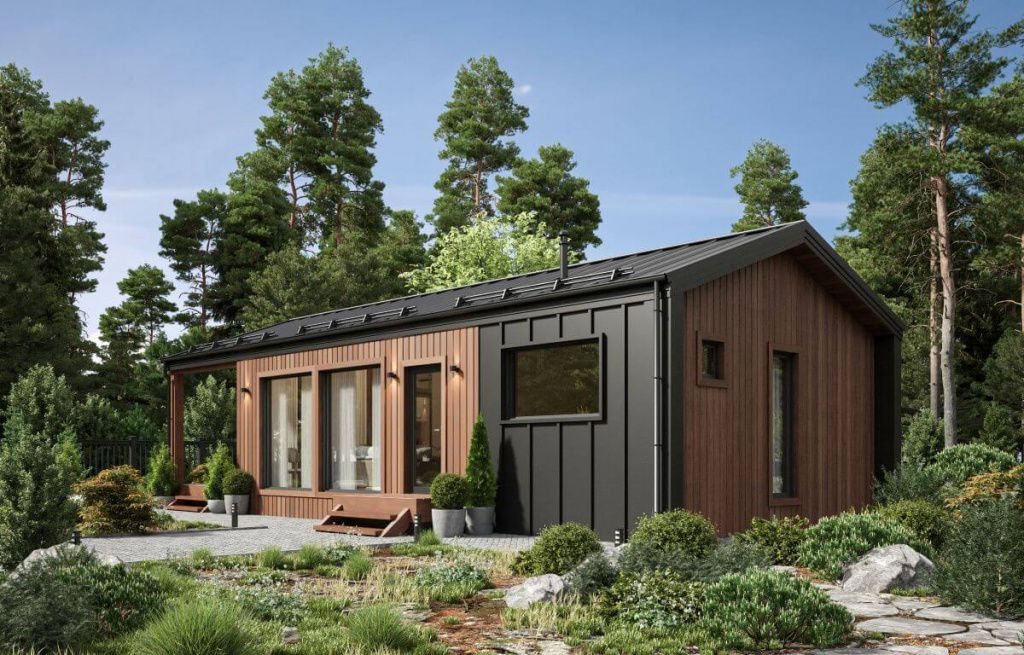 Каркасная баня Марибо (13×6)