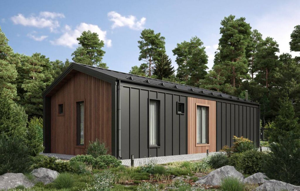 Каркасная баня Марибо (13×6)