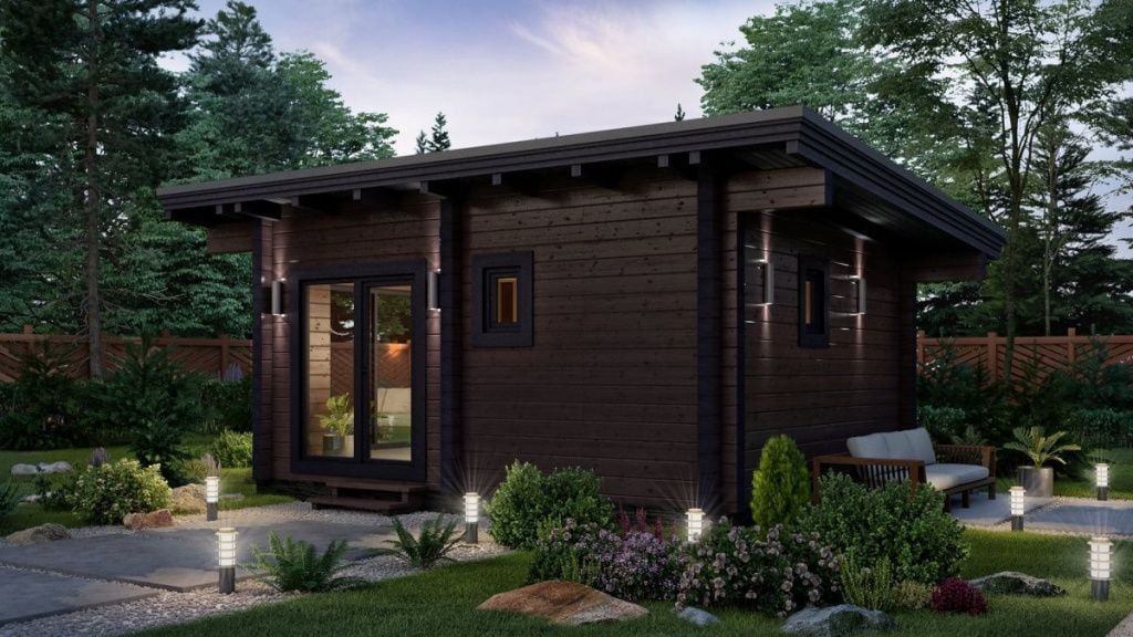 Баня из бруса 5 на 6 Асколи