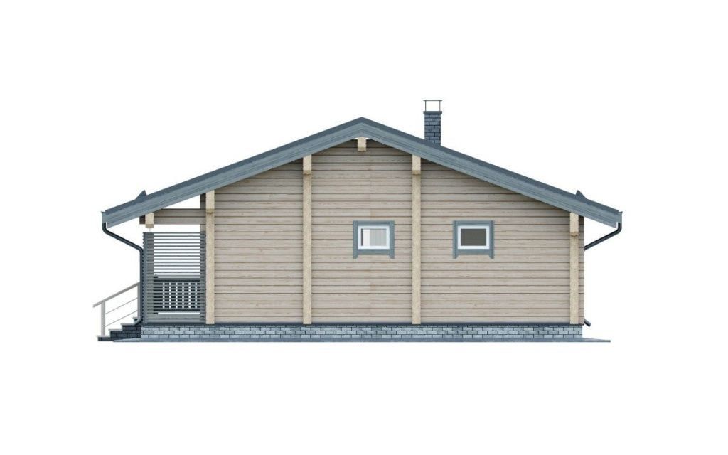 Баня из клееного бруса Бари 9х11