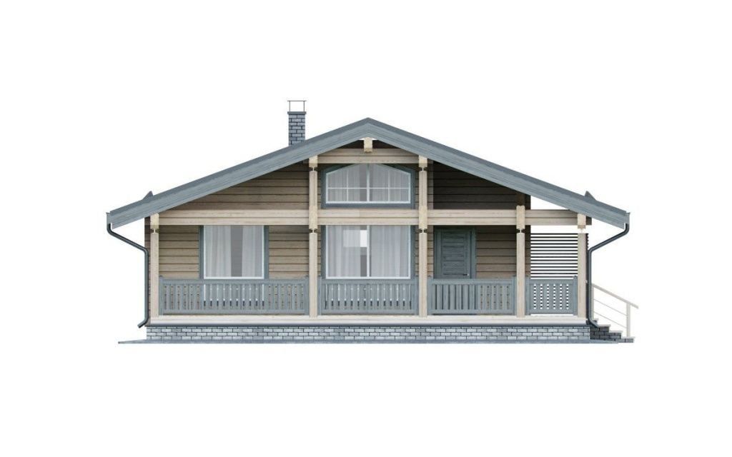 Баня из клееного бруса Бари 9х11