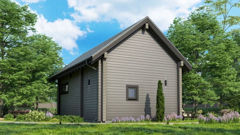 Барнхаус из клееного бруса Форли
