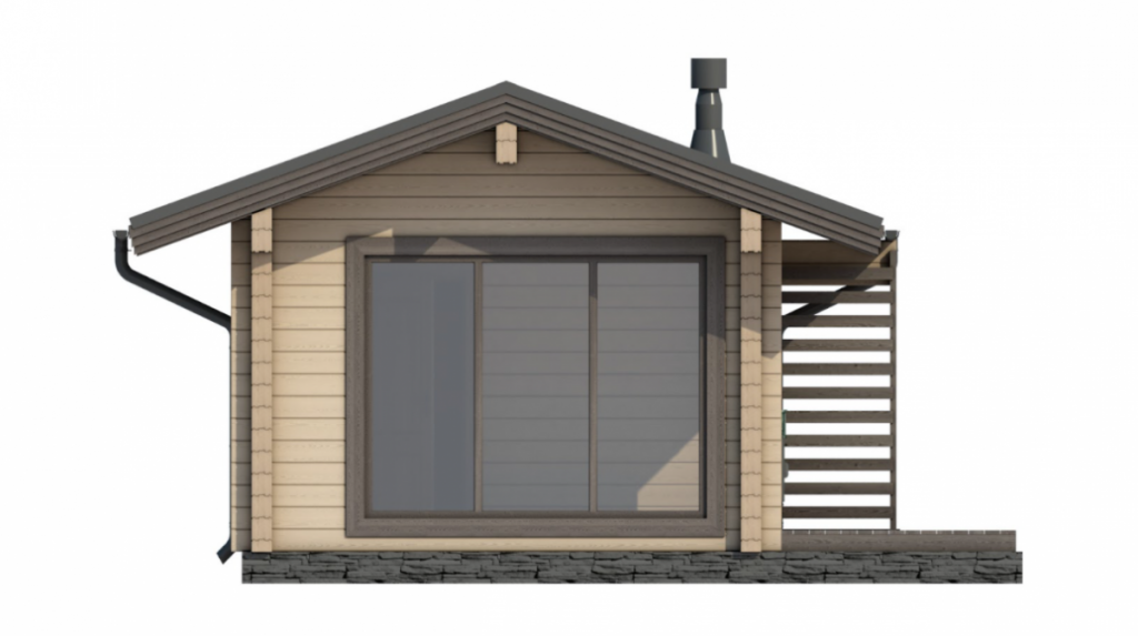 Финская баня из бруса Бостон