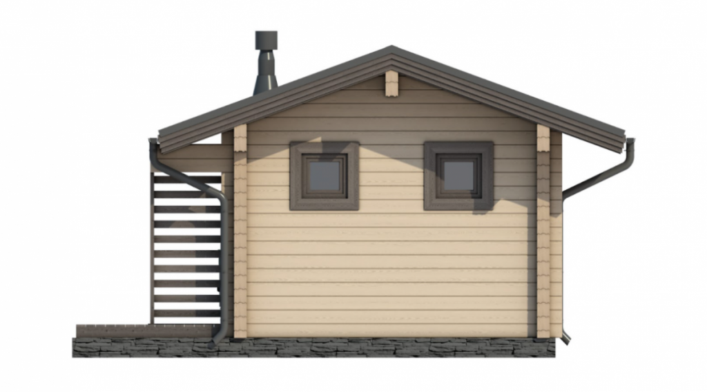 Финская баня из бруса Бостон