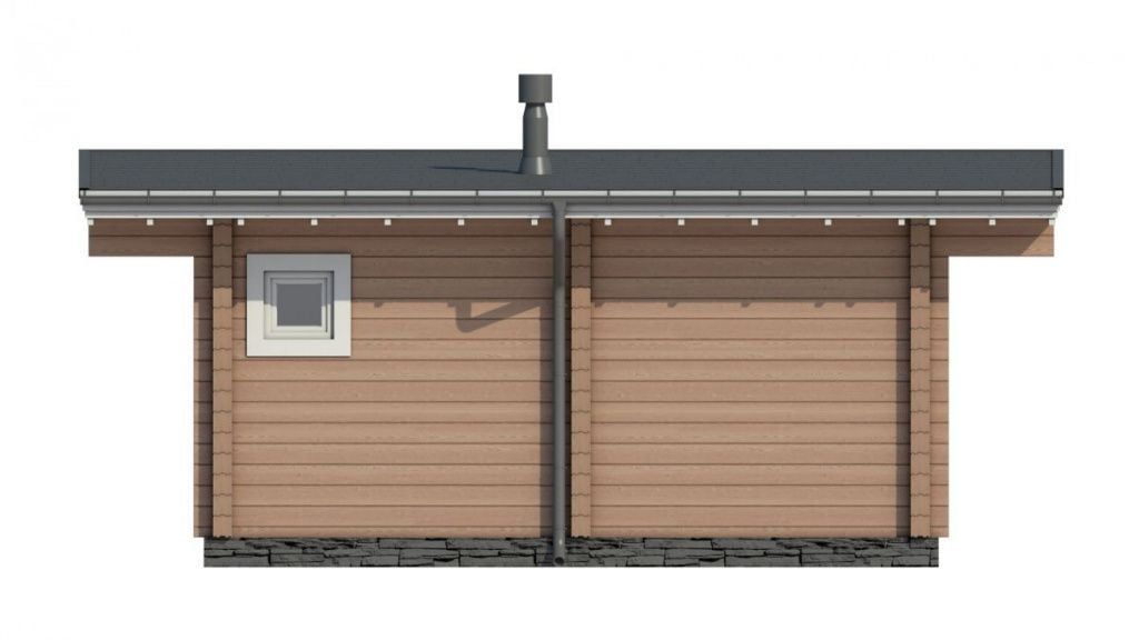 Каркасная баня 6 на 4 Эмполи