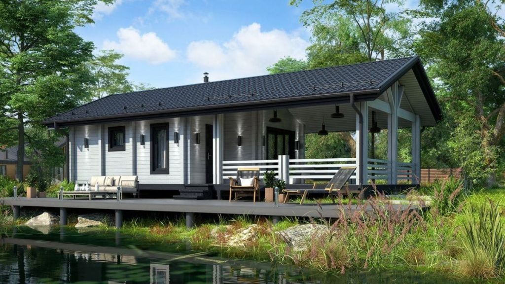 Финская баня из клееного бруса Форсса