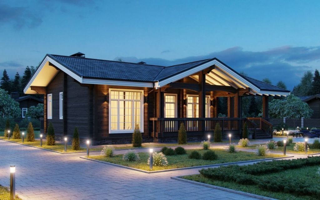 Баня из клееного бруса Грац