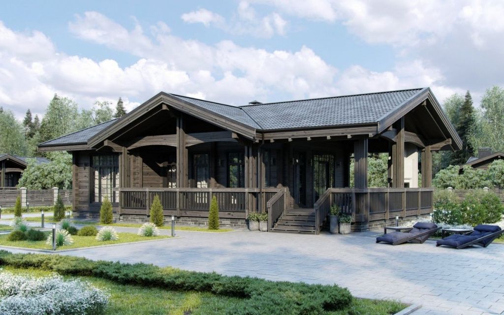 Баня из клееного бруса Грац