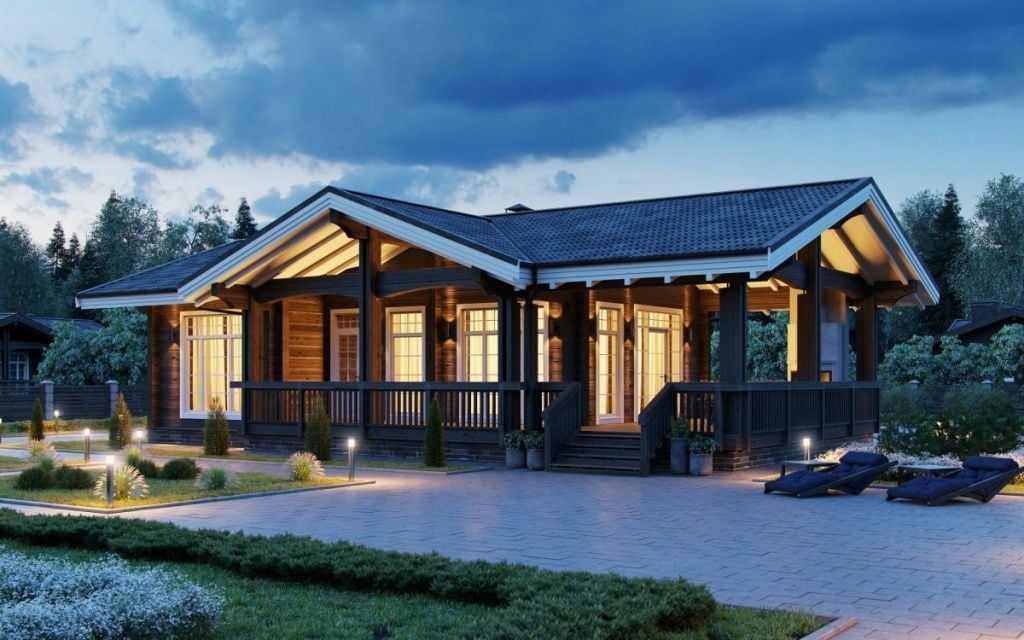 Баня из клееного бруса Грац