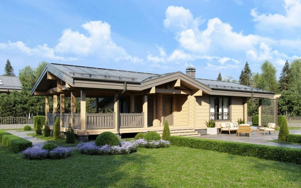 Баня из клееного бруса Катания