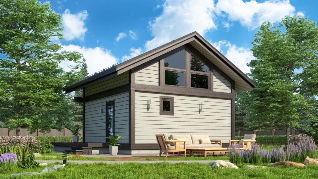 Фахверковая баня 6х6 Неаполь