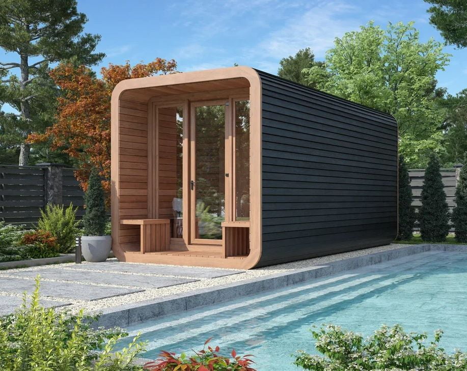 Баня под ключ 2 на 5 Panorama Mini