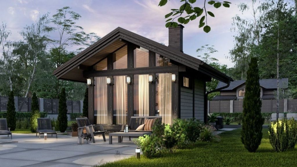 Баня под ключ 4 на 4 Бонн