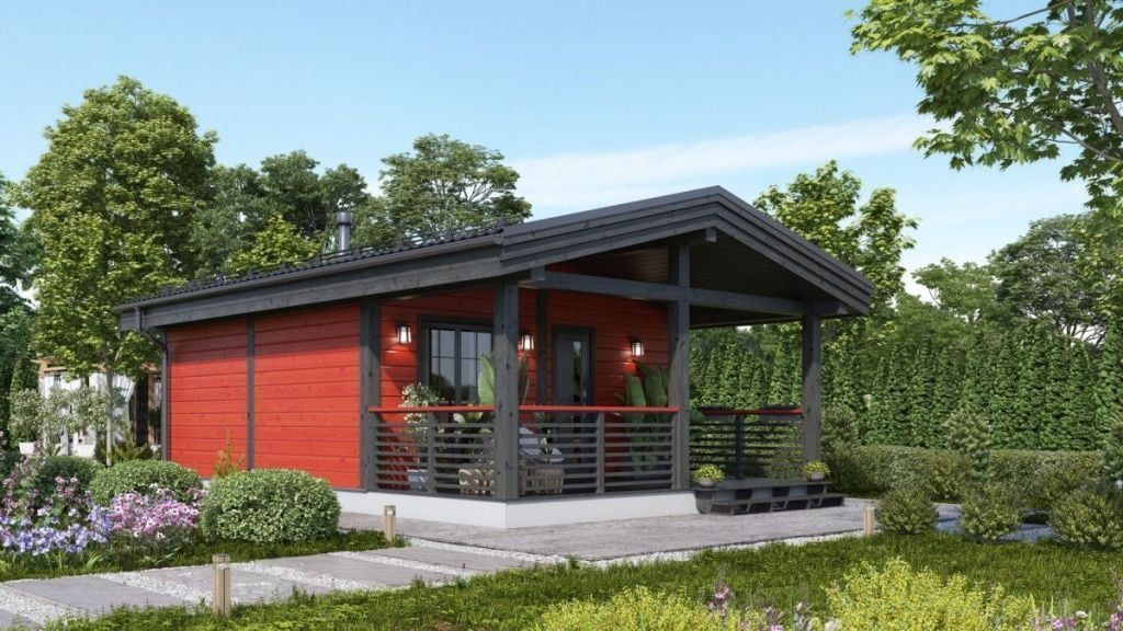 Баня под ключ 6 на 9 Дерби