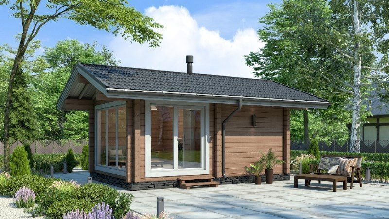 Баня из бруса 6 на 4 Портленд