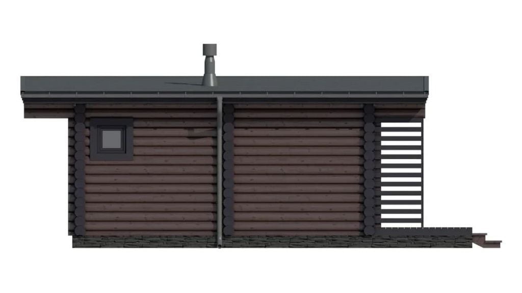 Баня из бревна Ротенбург