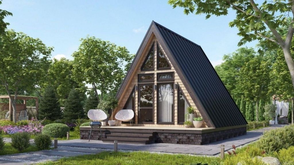 Баня в стиле A-frame Верона