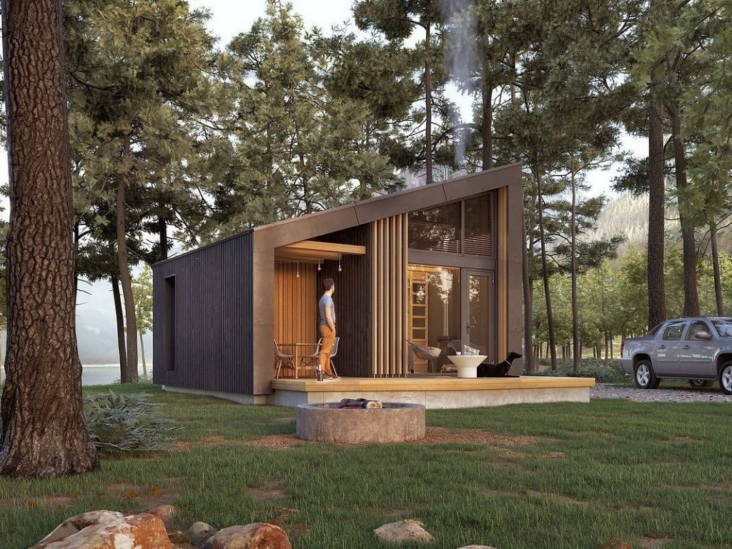 Каркасная баня в стиле барнхаус 6 на 6 Стамбул