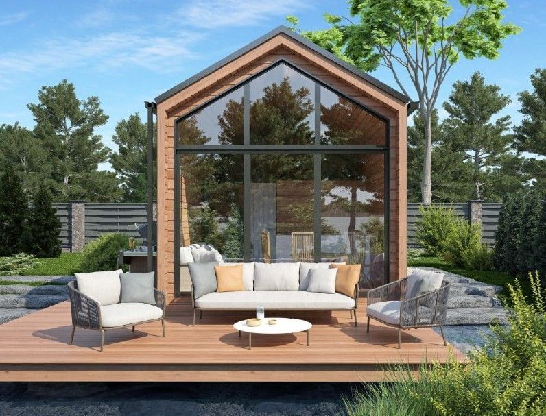 Баня под ключ 7 на 3 Тодос с мансардой