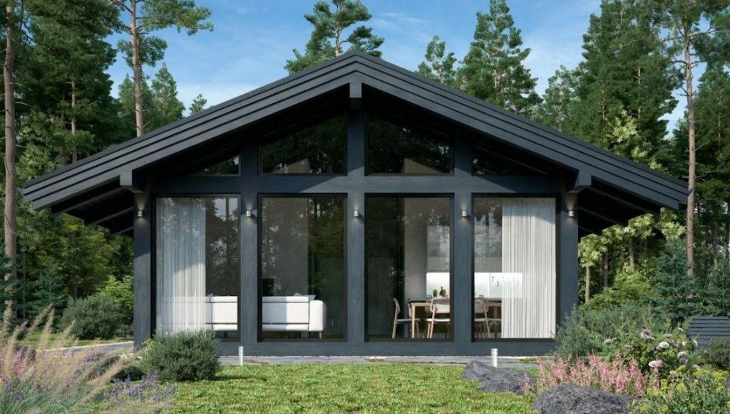 Баня под ключ 6 на 8 Тренто №1