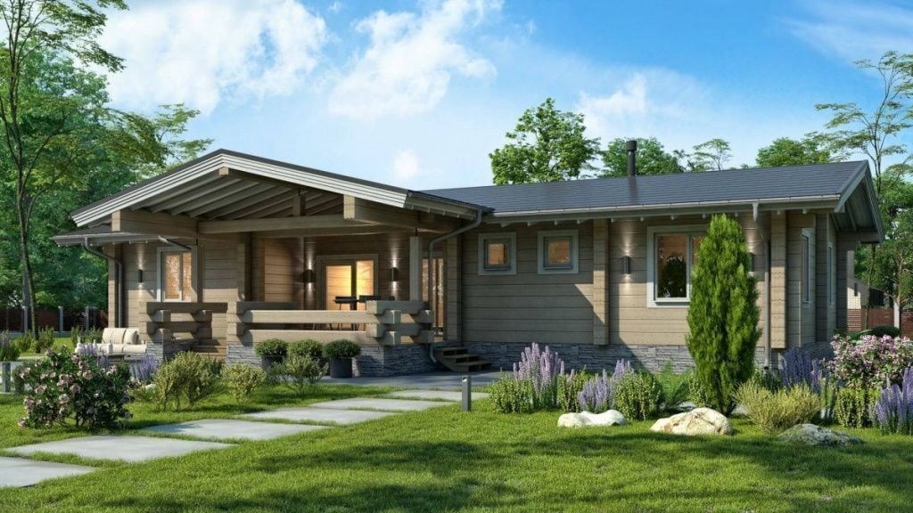 Баня из бруса 14 на 8 Ванкувер