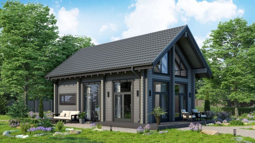 Барнхаус из клееного бруса Форли