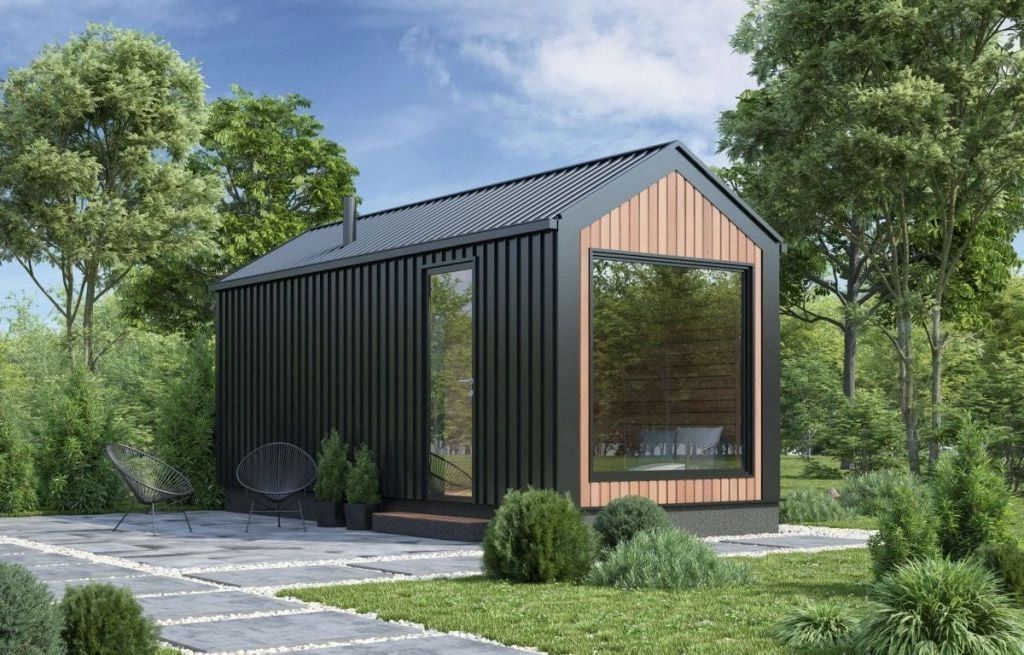 Мобильная баня Барнхаус Panorama Classic 6х2,4