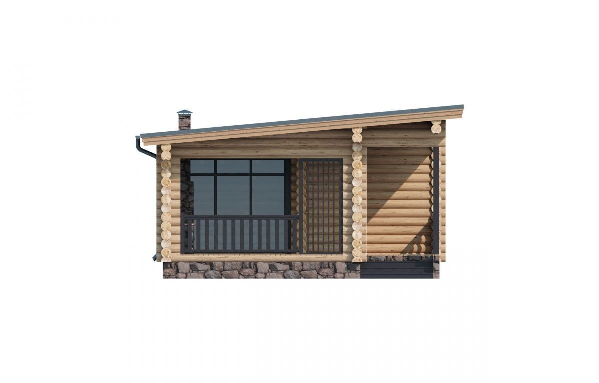 Финская баня из бревна Реймс