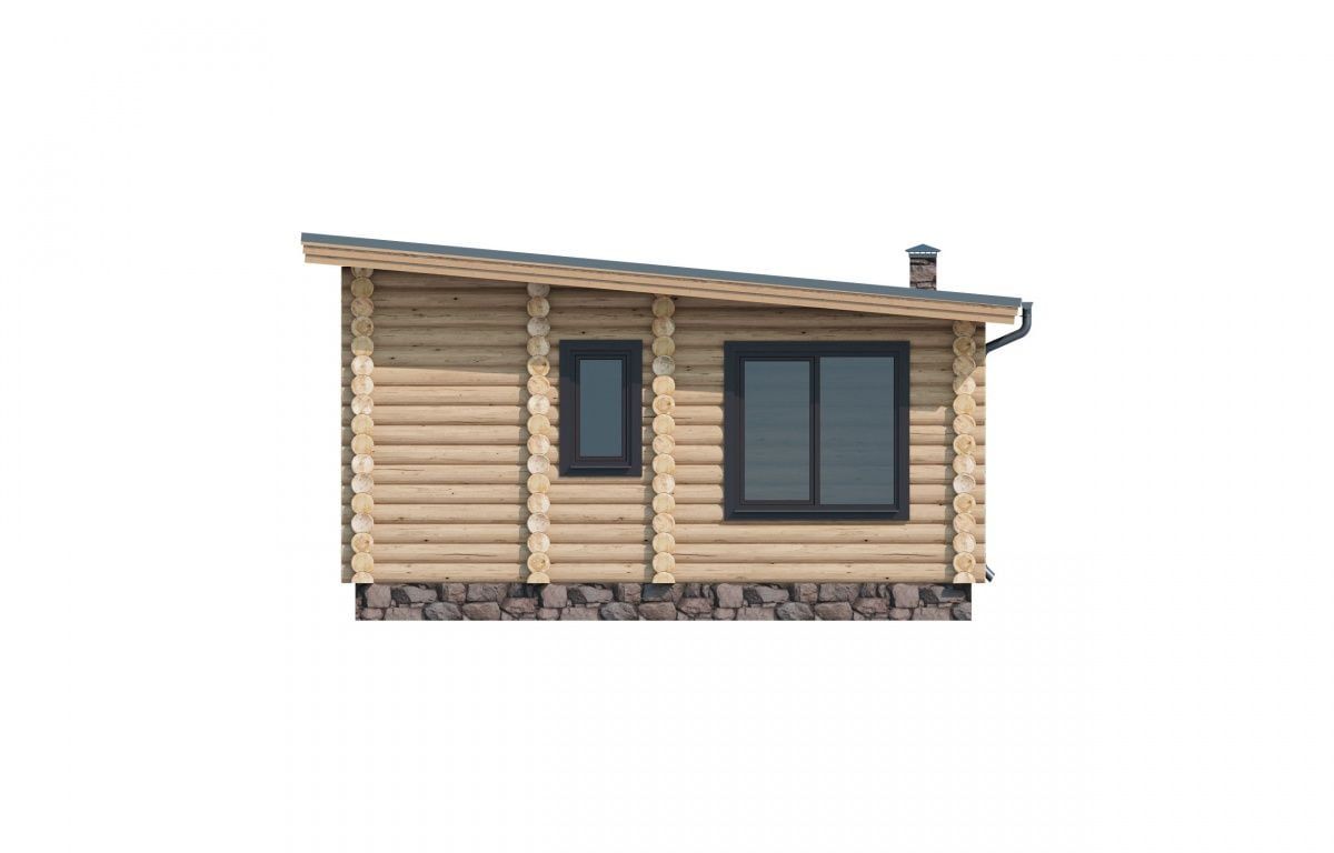 Финская баня из бревна Реймс