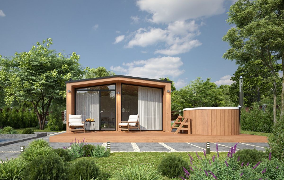 Модульная баня 5 на 5 Даллас