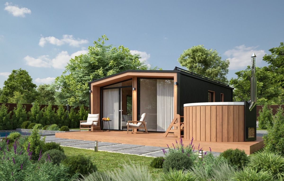 Модульная баня 5 на 6 Даллас